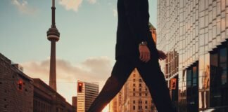 The Invisible Tug-of-War: Mastering the Balance Between Work and Rest for a Truly Healthy Life man in dress suit outfit walking in front of building